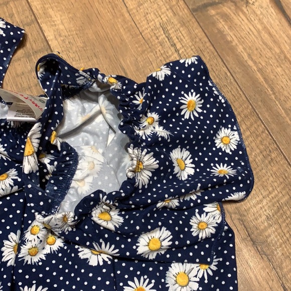 COPY - 🌻Sunflower 🌻navy polka dot shorts romper 6X - Picture 11 of 11